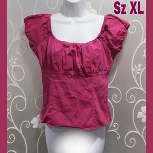 WOMENS PINUP COUTURE ROCKABILLY TOP SIZE XL